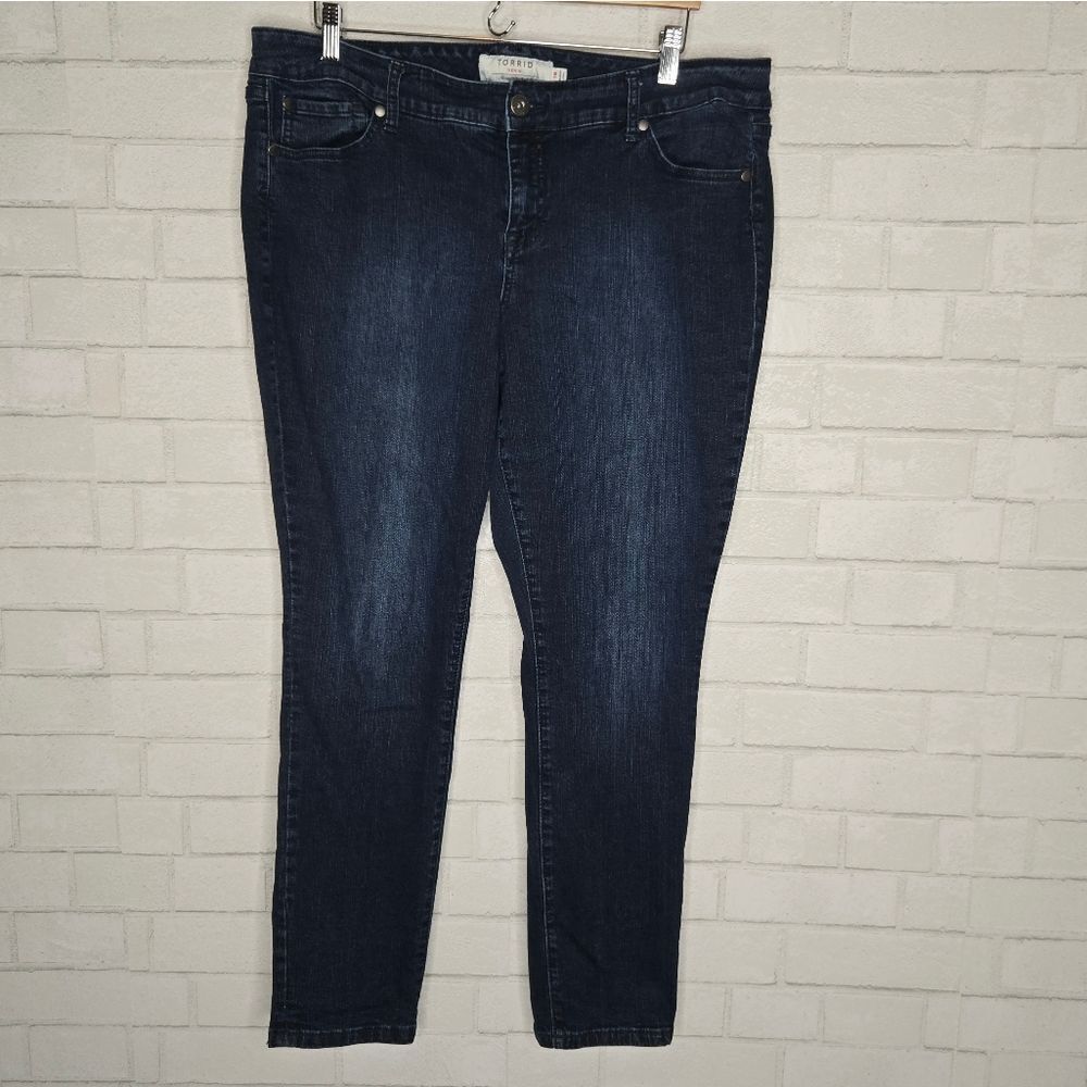 Torrid Mid Rise Skinny Jeans